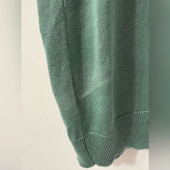 Latitude Northern Isles Silk Cotton Blend Green Polo shirt Sz L - Picture 4 of 4